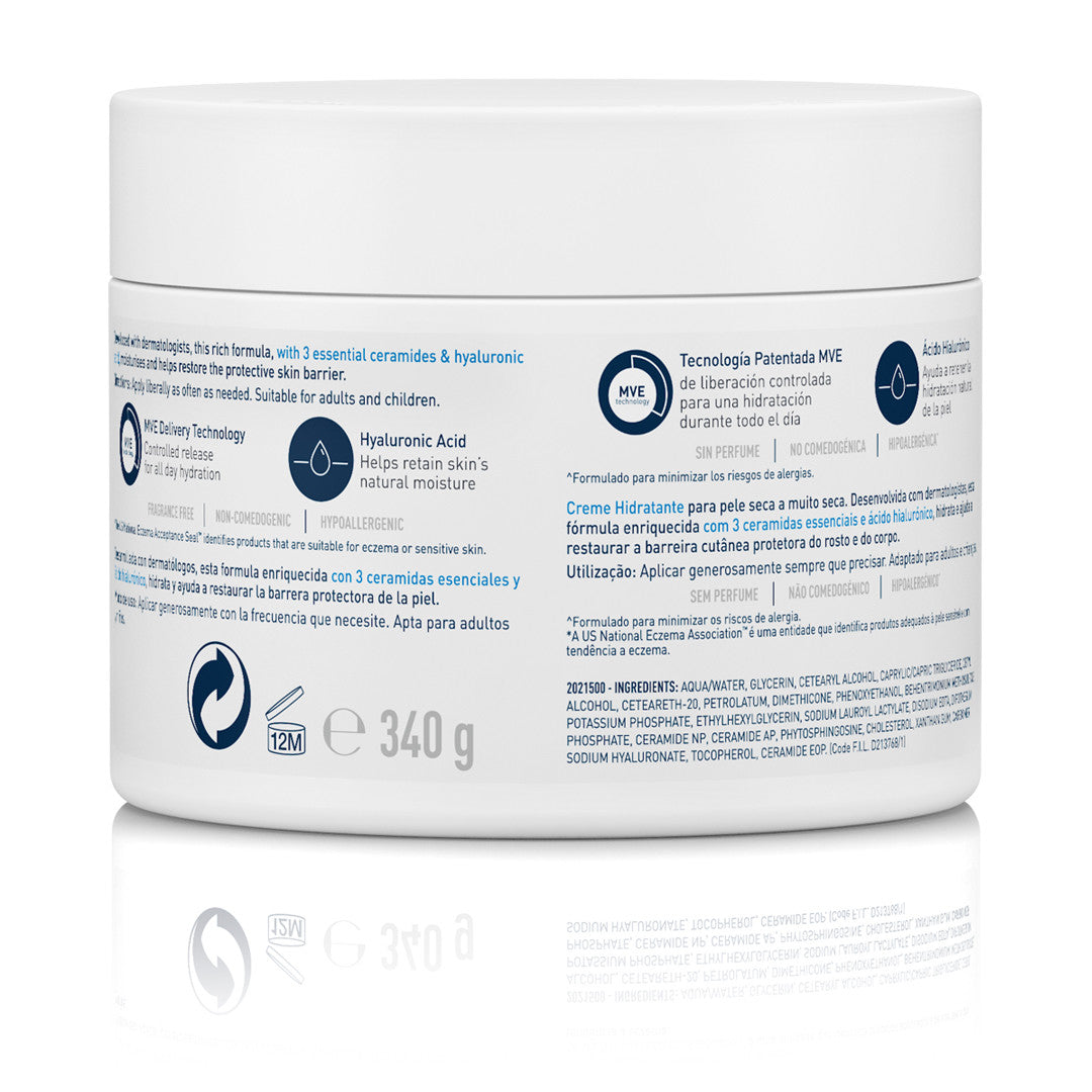 CERAVE CREMA HIDRATANTE PIEL SECA 340 G
