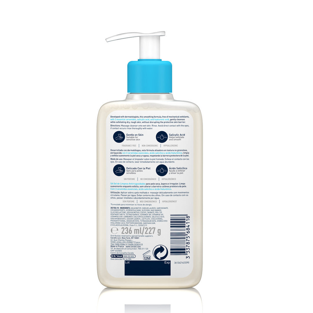 CERAVE SA LIMPIADOR ANTI-RUGOSIDADES 170ML