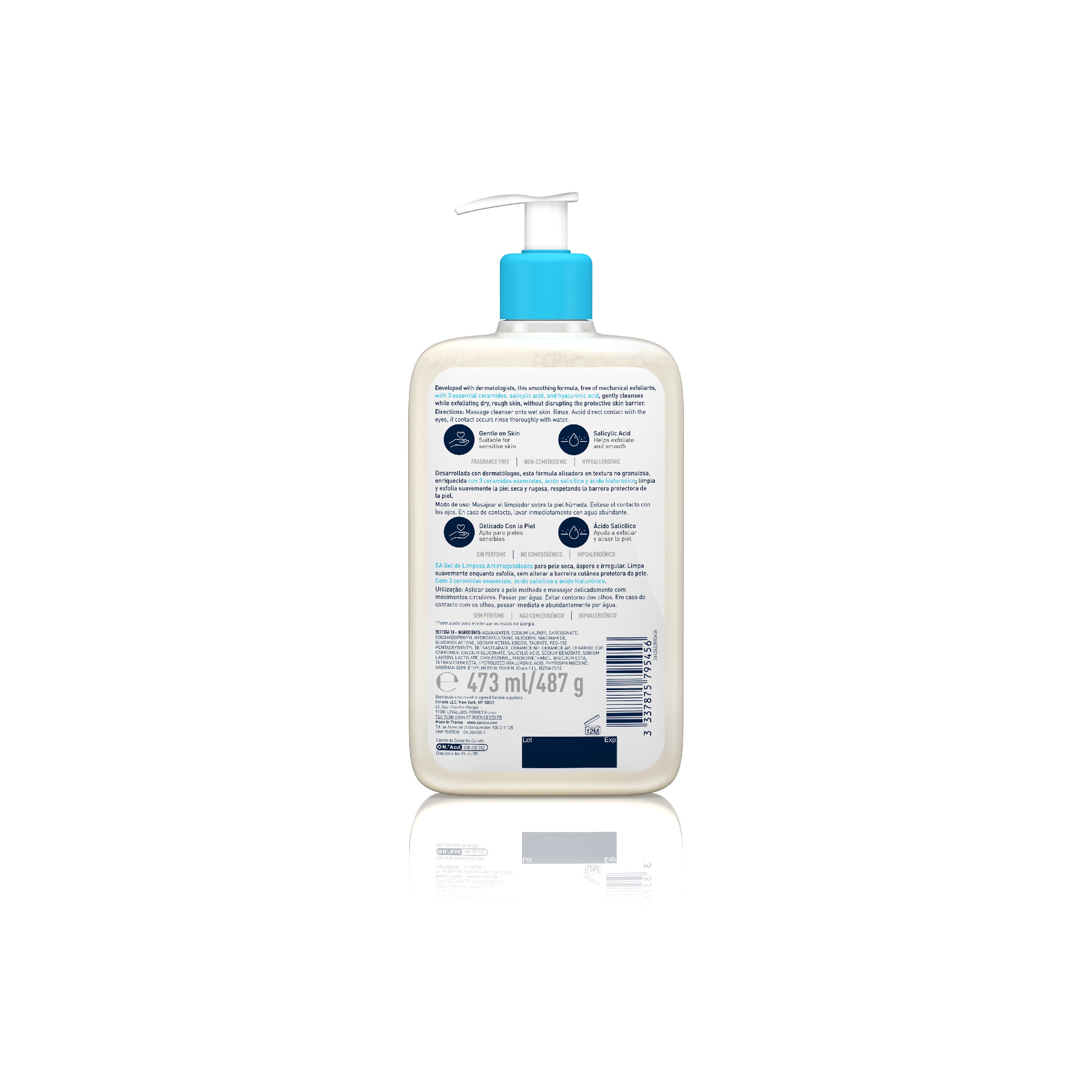CERAVE SA LIMPIADOR ANTI-RUGOSIDADES 473ML