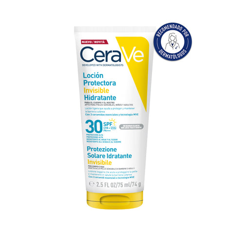 CERAVE LOCION PROTECTORA INVISIBLE HIDRATANTE SPF30 75ML