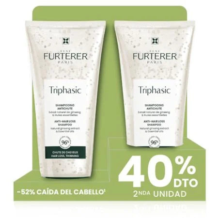 TRIPHASIC CHAMPU ANTICAIDA DUPLO 40% 200ML