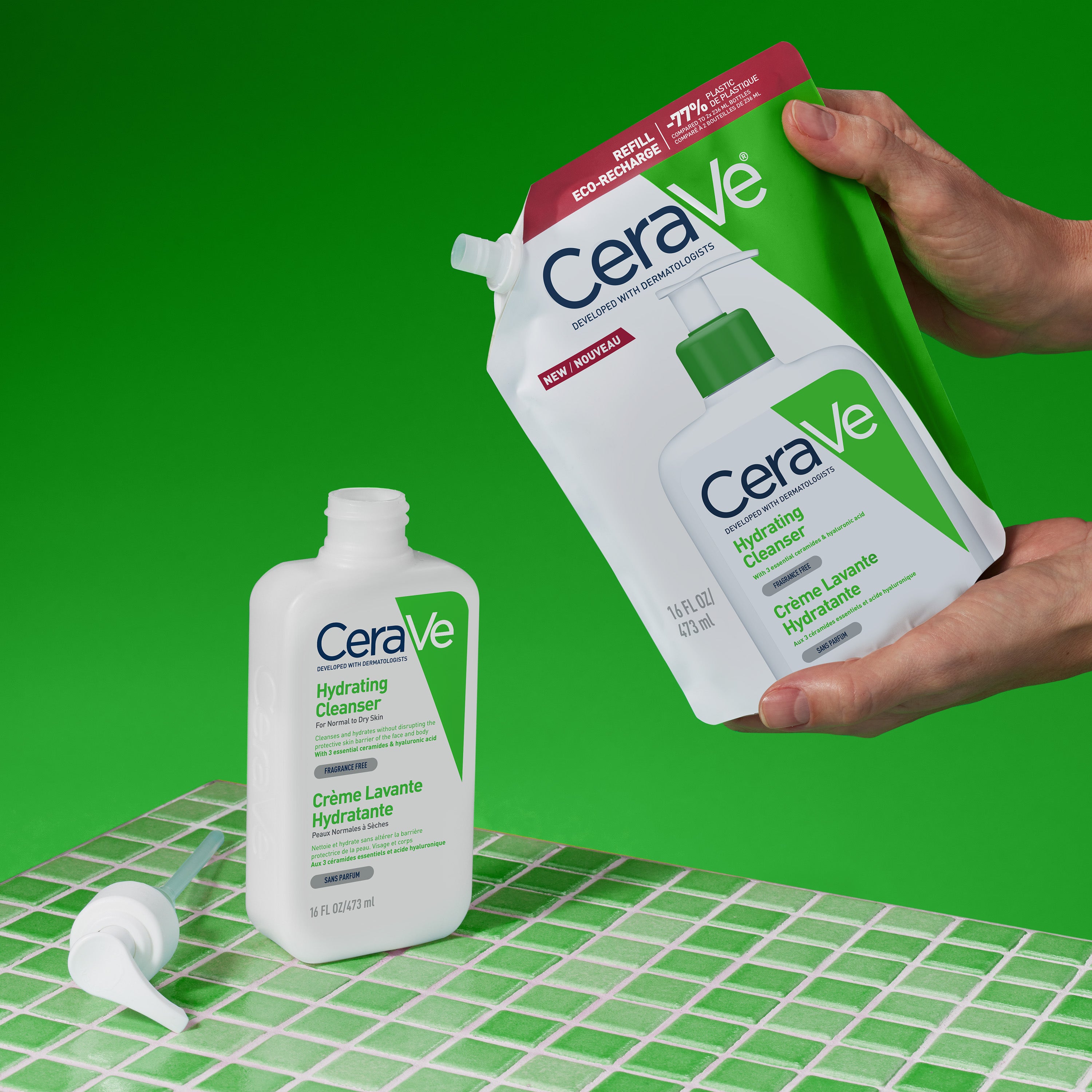 CERAVE RECARGA LIMPIADORA HIDRATANTE 473G