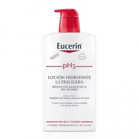 LOCION HIDRATANTE ULTRALIGERA EUCERIN 1 L