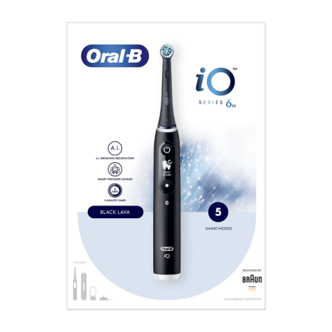 ORAL B CEPILLO IO NEGRO SERIE 6