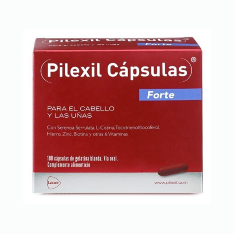 PILEXIL CAPSULAS FORTE CABELLO Y UÑAS 100 CAPS