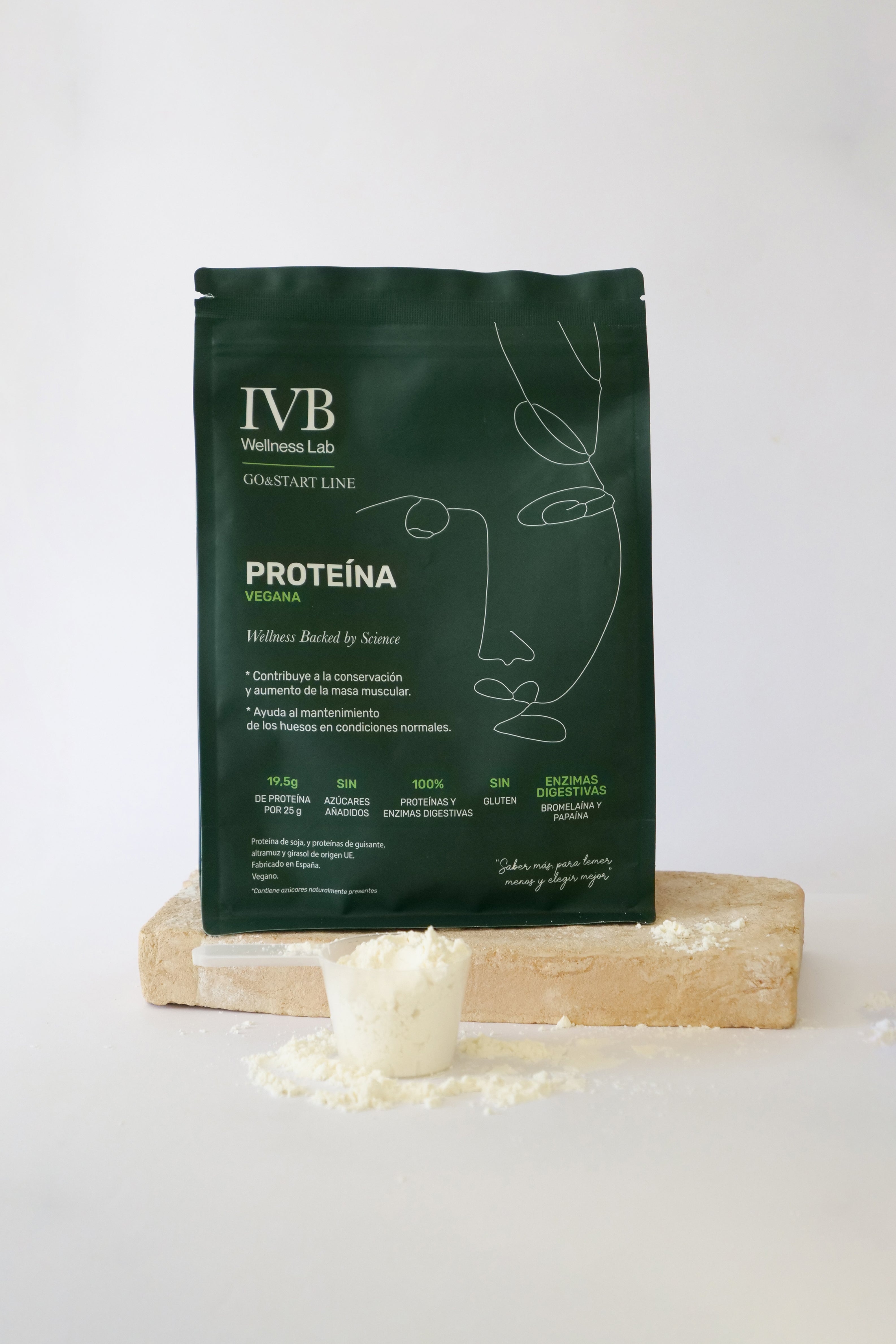 IVB PROTEINA VEGANA GO&START LINE 500G