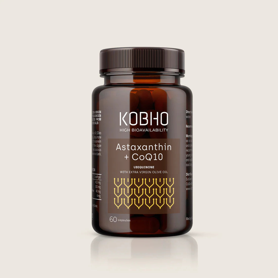 KOBHO LABS ASTAXANTINA + CoQ10 60 CAPS