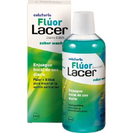 Lacer Flúor Diario 0,05% Sabor Menta