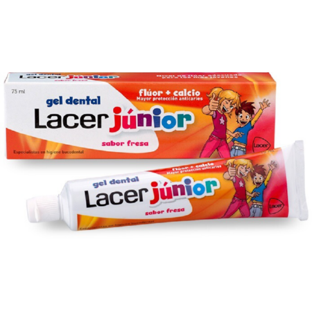 Lacer Júnior Gel Dental Sabor Fresa